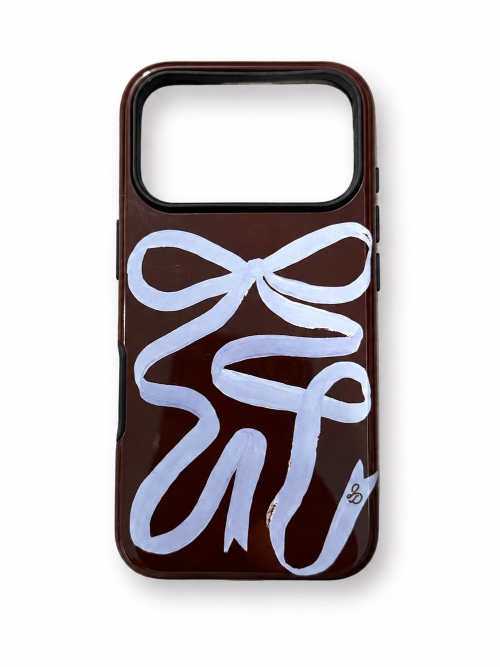 The Dairy Jasmine Dowling Mocha Ribbon iPhone 16 Pro Case